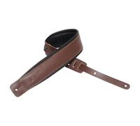 Levy's DM1PD-BRN Sangle de Guitare Chrome-tan Leather Garment Leather Back & Padding 3" - Brown