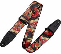 Levy's Eastern Harmony Sangle pour guitare Red Dragon