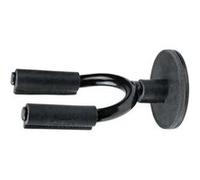 Levys FGHNGR-BKBK Stand Mural en Fer Forg Noir avec Protections en Cuir Stands et repose-pied