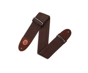 Levy's Leather MSSC4-BRN Sangle de guitare ajustable (max 152cm) - largeur 7.6cm