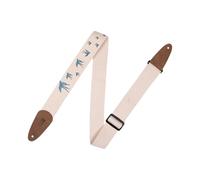 Levy's Leathers 2' Cotton Guitar Strap with Decorative Print and Suede Ends