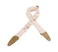 Levy's Leathers 2' Cotton Guitar Strap with Decorative Print and Suede Ends