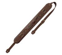 Levy's Leathers Apex Series Sangle de guitare en cuir véritable Crazy Horse Largeur 7,6 cm Marron