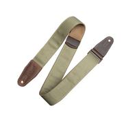 Levy's Leathers Denim Series Sangle de guitare avec extrémités en cuir véritable Vert Largeur 5 cm