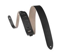 Levy's Leathers M12-BLK Sangle en cuir pour guitare Largeur 5 cm Noir