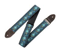 Levy's Leathers M8htv-04 Sangle de guitare en toile jacquard Motif Hootnanny 5 cm