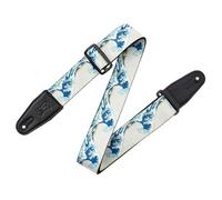 Levy's Leathers Masterpiece Series MP2MSP-002 Sangle de guitare en polyester avec réglage Tri-Glide Motif The Wave 5 cm