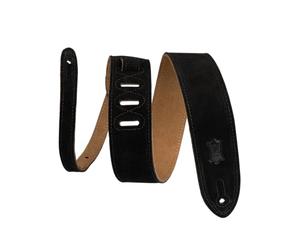 Levy's Leathers MS12-BLK Simply Suede Sangle de guitare en daim Noir Largeur 5 cm