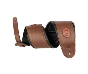 Levy's Leathers MSS2-4-BRN Signature Series Sangle de guitare 4 vêtements en cuir Marron