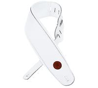 Levy's Leathers MSS2-4-WHT Signature Series Sangle en cuir pour guitare Blanc 100 mm
