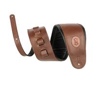 Levy's Leathers MSS2-4-XL-BRN Sangle en cuir pour guitare Marron 11,4 cm