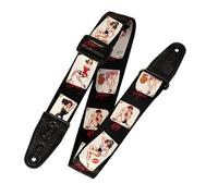 Levy's Leathers Sangle de guitare en polyester 5,1 cm avec design original de l'artiste