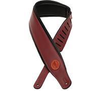Levys "Levys Pad. Garm. Leather Strap 3""BRG"