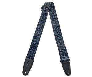 Levys "Levys Poly Strap 2"" B&G Skulls"