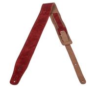 Levys Sangle pour guitares et basses en daim surpiquée Burgundy