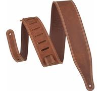 Levy's Like Butter 2.5 Double Stitched Brown Courroie de guitare
