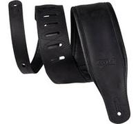 Levys Like Butter - Courroie en Cuir Butter Rembourrée, 8,25 Cm - Black Sangles et courroies
