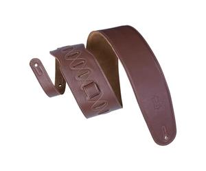 Levy's M4GFBRN Sangle en cuir 8,9 cm Marron (Import Royaume Uni)