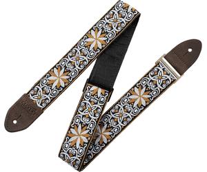 Levy's M8HTV Vintage Hootenanny Yellow Sangle pour guitare