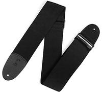 Levy's M8P3-XL-BLK Sangle de Guitare Polypropylene Colour Poly Ends 3" Extra Long - Black