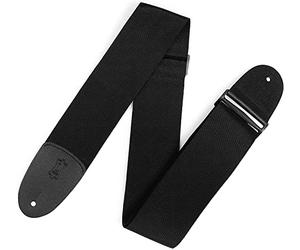 Levy's M8P3-XL-BLK Sangle de Guitare Polypropylene Colour Poly Ends 3" Extra Long - Black
