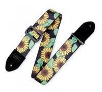 Levy's MP2-009 Sangle de Guitare Prints Polyester Suede Ends 2" - Sunflower