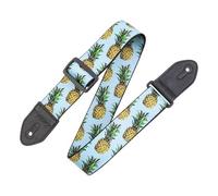 Levy's MP2FS-001 Sangle de Guitare Prints Polyester Leather Ends 2" Fruit Salad - Pineapple