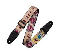 Levy's Mpd2 Sangle de Guitare en Polyester 5,1 cm de Large avec Motif américain néo-Traditionnel, Rosie The Riveter, Taille Unique Mixte