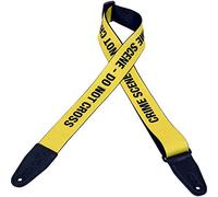 Levy's MPS2-006 Sangle de Guitare Prints Polyester Leather Ends 2" Sonic Art - Crime Scene