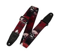 Levys "Levys Poly Print Strap 2"" Skull"