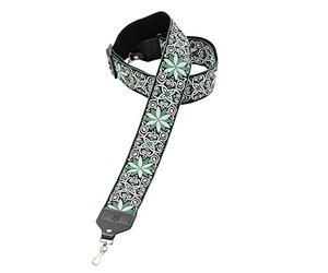 Levy's MS12-GRN Sangle de Guitare 2" Suede Guitar Strap - Green