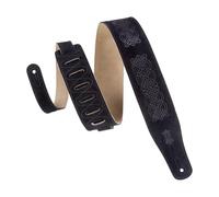 Levy's MS26CK-BLK Sangle de Guitare Suede Leather Celtic Knot Emboss 2 1/2" - Black
