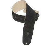 Levy's Leathers MS4-BLK Sangle en daim pour basse Noir