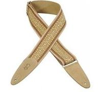 Levy's MSJ2-005 - Sangle en daim avec motifs tissu Jacquard rapporté - Design 005