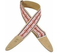 Levy's MSJ2-007 - Sangle en daim avec motifs tissu Jacquard rapporté - Design 007