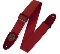 Levy's MSSC8-RED Sangle de Guitare 2" Signature Series Cotton Strap - Red