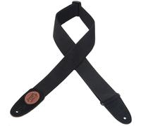 Levy's Signature Cotton 2.5 Standard Black & Walnut Sangle pour guitare