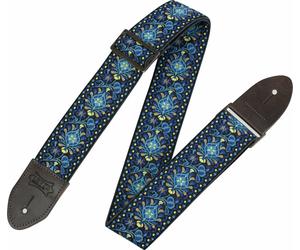 Levy's Vintage Hootenanny Blue Sangle pour guitare