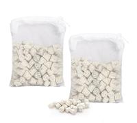 LEWEREST Média filtrant biologique pour Aquaclear 50, média de rechange pour filtre d'aquarium avec inserts en maille pour aquarium et filtres - 160 g
