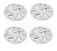 LEWFECBO Ensemble de 4 plateaux à huîtres, assiette à huîtres en acier inoxydable, récipient à huîtres en forme de coquillage, convient aux huîtres, palourdes, bulots et condiments