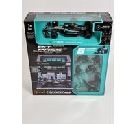 Lewis Hamilton #44 Mercedes Pass De Piste Diorama Avec F1W15 1:43 Bburago 38452H