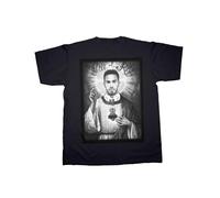 Lewis Hamilton The Saviour T-Shirt Short Sleeve Top Graphic Tee Printed T-Shirt for Men Black L