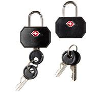 Lewis N. Clark TSA Lot de 2 mini cadenas Noir