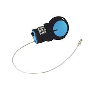 Lewis N Clarks Retractable Cable Lock Gepäckschloss, Schwarz