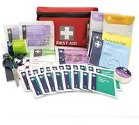 Lewist-Plast Trousse De Premiers Soins de 92 pièces - À Garder Dans Votre Voiture, À La Maison, Au Travail, En Vacances - Comprend L'essentiel Pour Les Situations D'urgence Quotidiennes (lot De 1)