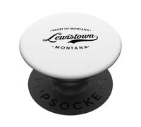 Lewistown Montana MT Heart of Montana pour Homme et Femme. PopSockets PopGrip Adhésif