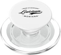 Lewistown Montana MT Heart of Montana pour Homme et Femme. PopSockets PopGrip pour MagSafe