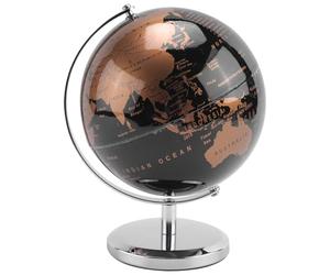 LEWITORS Globe scolaire 15 cm - Globe terrestre avec un pied en métal - Éducatif / géographique / Décoration pour , la table, le bureau, les ornements - Cadeau - Bureau - Matériel pédagogique