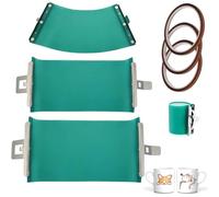 LEWITORS Lot de 3 tasses en silicone pour sublimation 3D, avec 3 rouleaux de de transfert de chaleur de 33 m pour impression de tasses