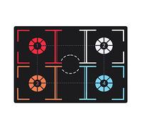 LEWITORS Tapis d'entraînement de basket-ball antidérapant 108 x 76 cm Tapis de travail de basket-ball standard Tapis d'entraînement de basket-ball Contrôle supplémentaire Tapis de marche pour adultes